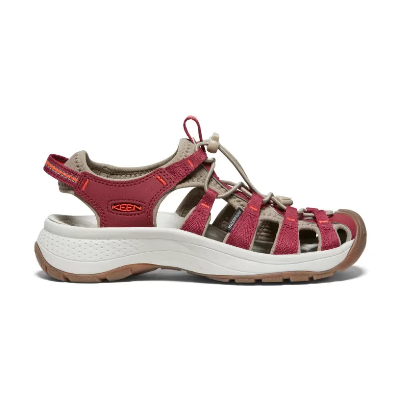 Flash Sale KEEN Astoria West Sandal Pour Femme   |  Merlot/Scarlet Ibis Merlot/ScarletIbis
