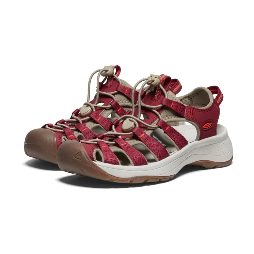 Flash Sale KEEN Astoria West Sandal Pour Femme   |  Merlot/Scarlet Ibis Merlot/ScarletIbis