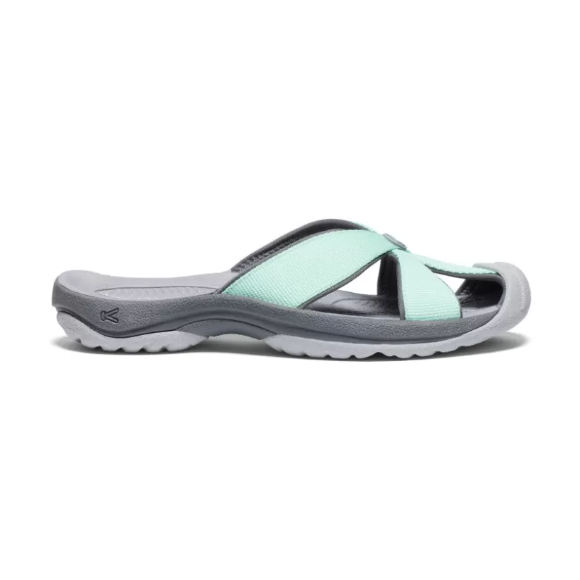 Store KEEN Bali Slide Sandal Pour Femme   |  Lichen/Steel Grey Lichen/SteelGrey