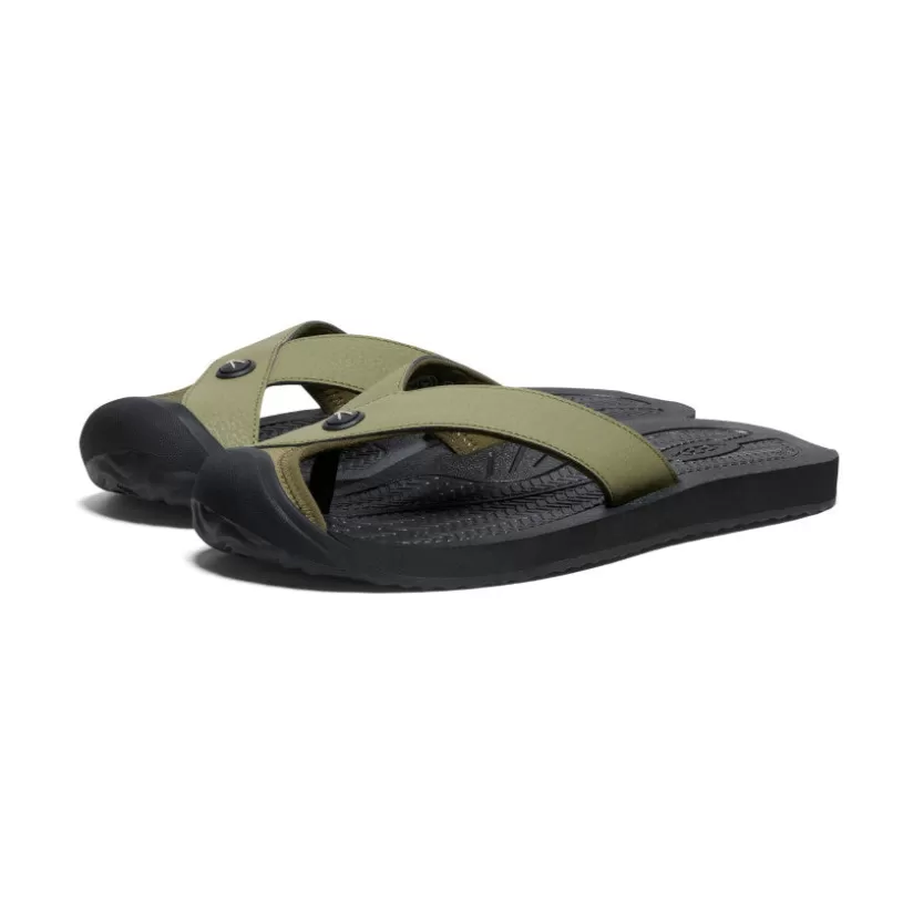 Online KEEN Barbados Flip-Flop Pour Homme   |  Martini Olive/Black MartiniOlive/Black