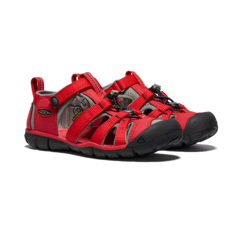 Cheap KEEN Big Kids' Seacamp II CNX   |  Racing Red/Gargoyle RacingRed/Gargoyle