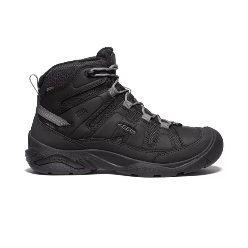 Cheap KEEN Circadia Polar Mid Pour Homme   |  Black/Steel Grey Black/SteelGrey