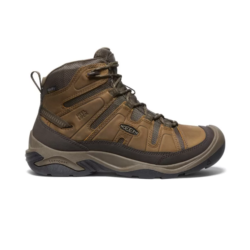 Hot KEEN Circadia Waterproof Boot Pour Homme   |   Bison/Brindle