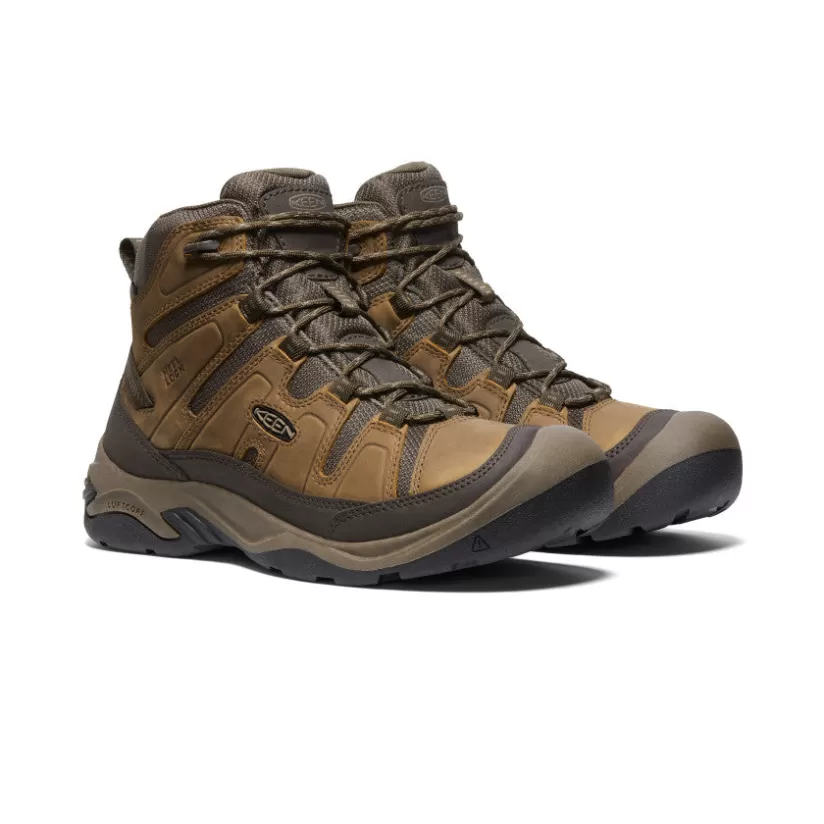 Hot KEEN Circadia Waterproof Boot Pour Homme   |   Bison/Brindle