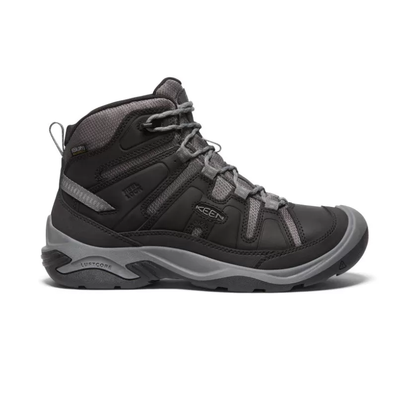 Discount KEEN Circadia Waterproof Boot Pour Homme   |  Black/Steel Grey Black/SteelGrey