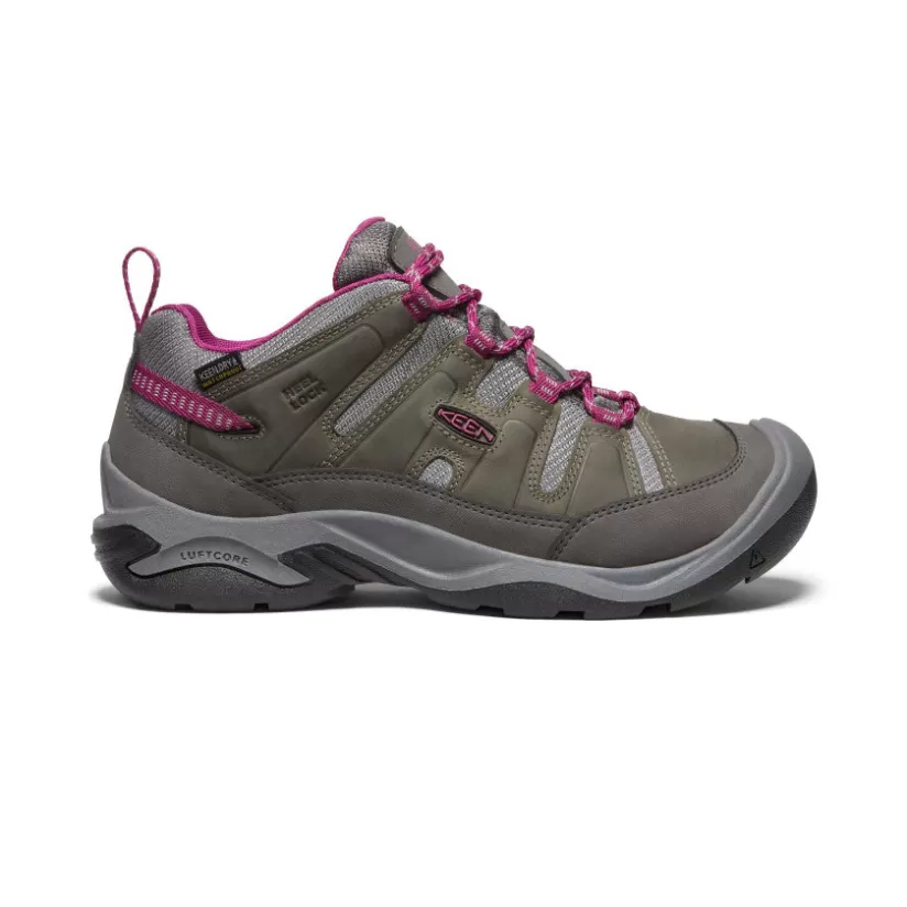 New KEEN Circadia Waterproof Shoe Pour Femme   |  Steel Grey/Boysenberry SteelGrey/Boysenberry