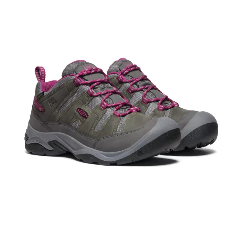 New KEEN Circadia Waterproof Shoe Pour Femme   |  Steel Grey/Boysenberry SteelGrey/Boysenberry