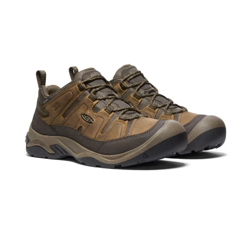 Discount KEEN Circadia Waterproof Shoe Pour Homme   |   Shitake/Brindle