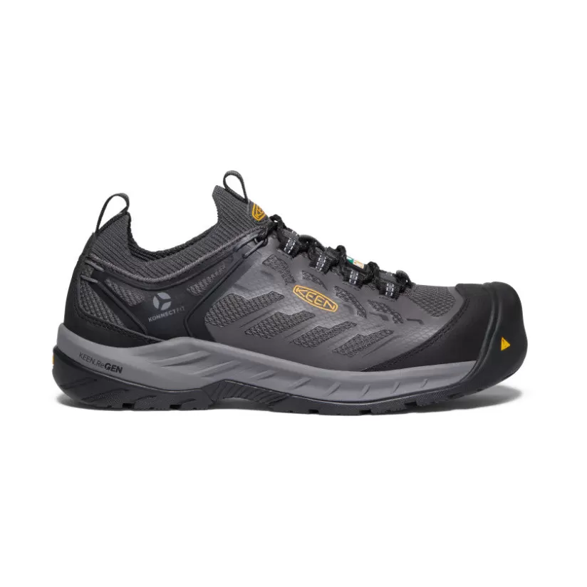 Cheap KEEN CSA Flint II Sport (Steel Toe) Pour Homme   |  Forged Iron/Black ForgedIron/Black