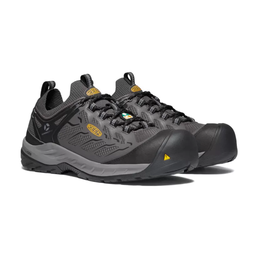 Cheap KEEN CSA Flint II Sport (Steel Toe) Pour Homme   |  Forged Iron/Black ForgedIron/Black