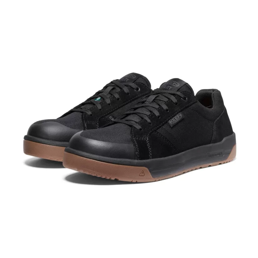Sale KEEN CSA Kenton Work Shoe Pour Homme   |   Black/Gum
