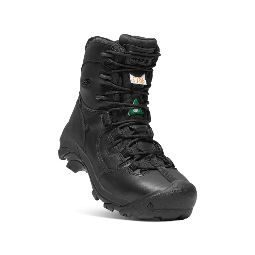 Store KEEN CSA Oshawa 8" Boot (Steel Toe) Pour Femme   |   Black