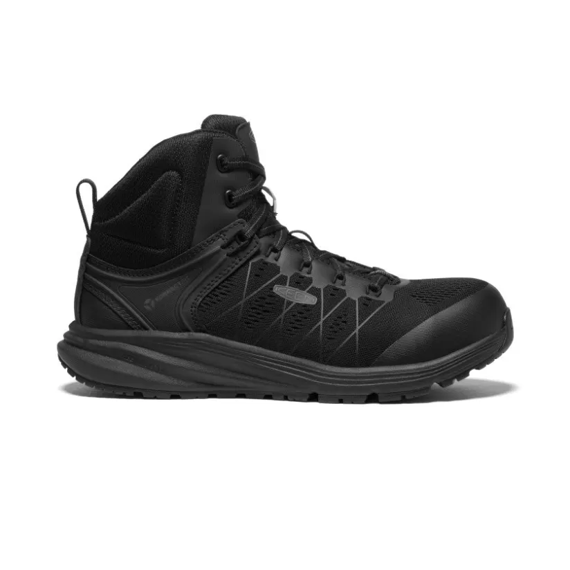 Discount KEEN CSA Vista Energy Mid (Carbon-Fiber Toe) Pour Homme   |   Black/Black