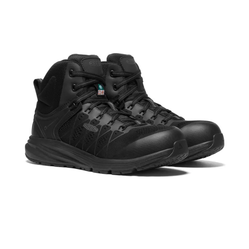 Discount KEEN CSA Vista Energy Mid (Carbon-Fiber Toe) Pour Homme   |   Black/Black