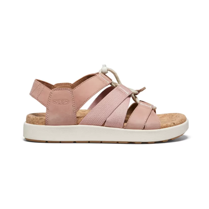 Online KEEN Elle Mixed Strap Sandal Pour Femme   |   Fawn/Birch
