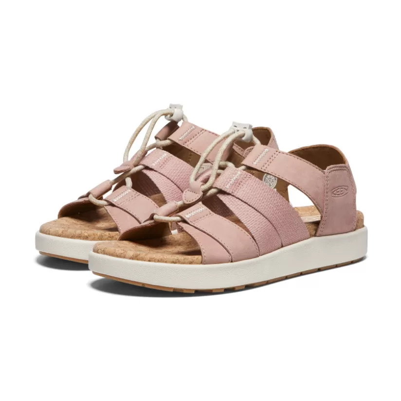 Online KEEN Elle Mixed Strap Sandal Pour Femme   |   Fawn/Birch