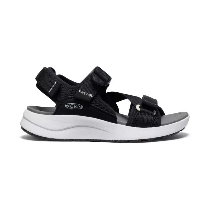 Shop KEEN Elle Sport Backstrap Sandal Pour Femme   |  Black/Steel Grey Black/SteelGrey