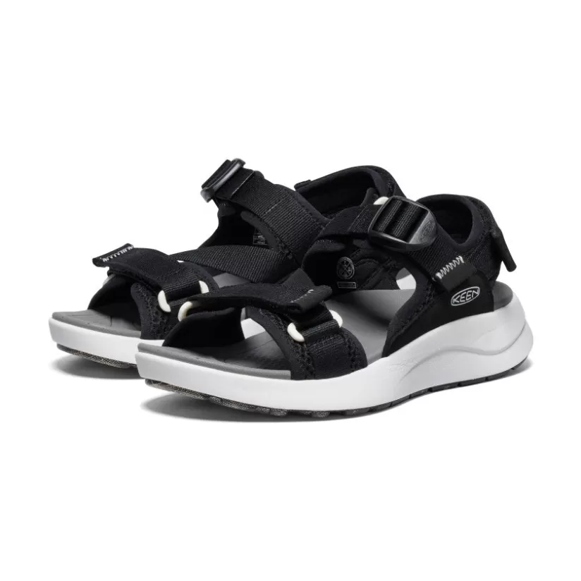 Shop KEEN Elle Sport Backstrap Sandal Pour Femme   |  Black/Steel Grey Black/SteelGrey