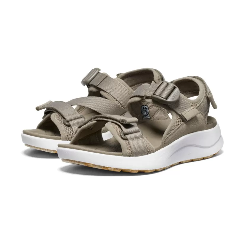 Best KEEN Elle Sport Backstrap Sandal Pour Femme   |  Brindle/Star White Brindle/StarWhite