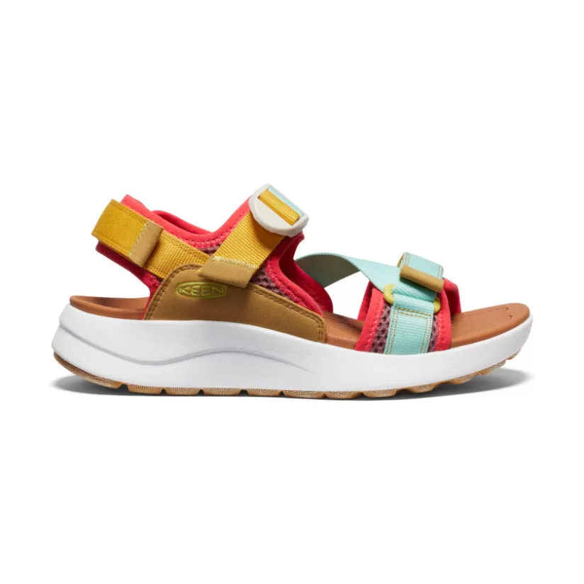 Flash Sale KEEN Elle Sport Backstrap Sandal Pour Femme   |  Golden Yellow/Lichen GoldenYellow/Lichen