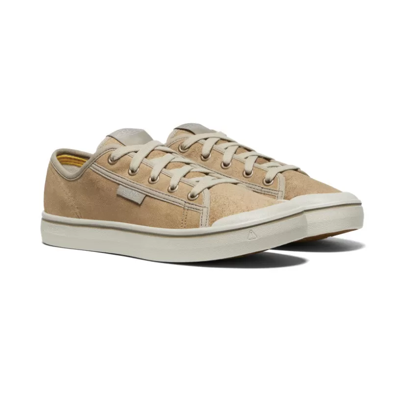 Online KEEN Elsa Harvest Leather Sneaker Pour Femme   |  Beige/Silver Birch Beige/SilverBirch