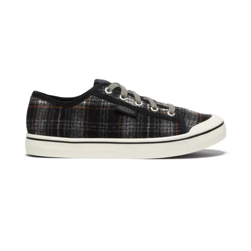 Clearance KEEN Elsa V Sneaker Pour Femme   |  Black Plaid/Steel Grey BlackPlaid/SteelGrey