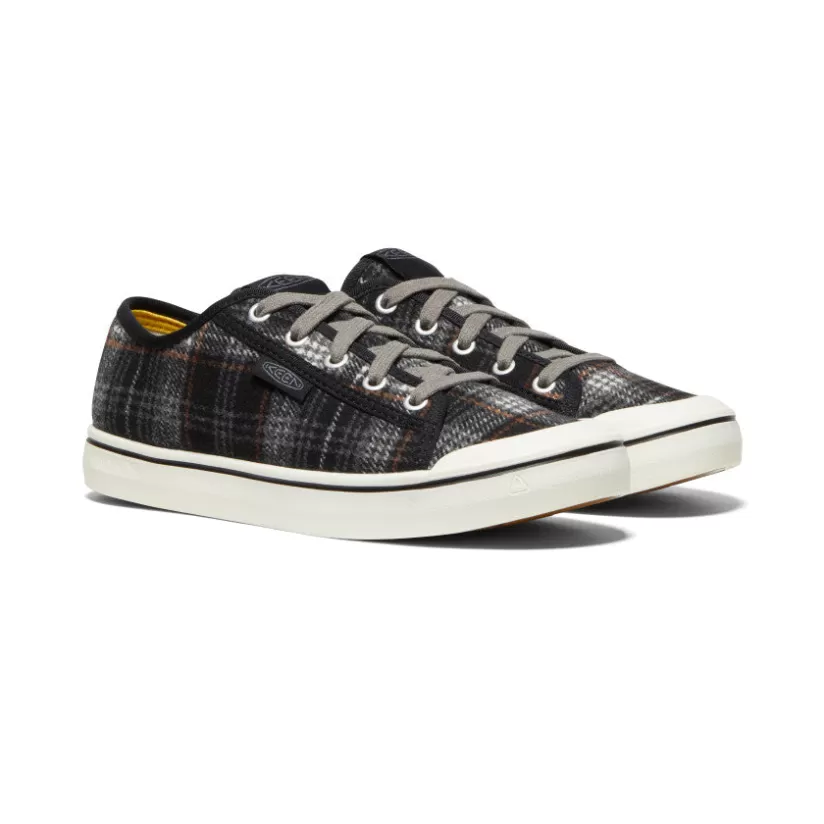 Clearance KEEN Elsa V Sneaker Pour Femme   |  Black Plaid/Steel Grey BlackPlaid/SteelGrey