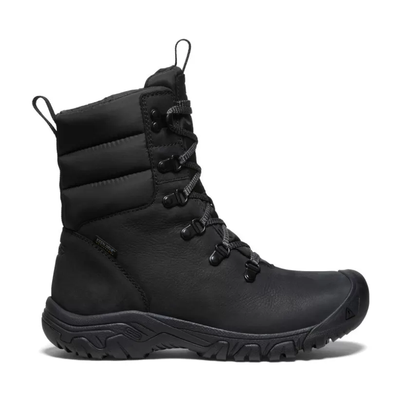 Cheap KEEN Greta Waterproof Boot Pour Femme   |   Black/Black