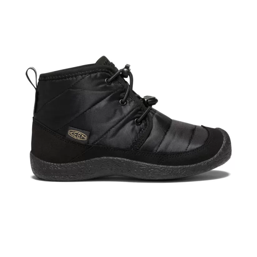 Best KEEN Howser II Waterproof Chukka Pour Jeunes   |   Black/Black