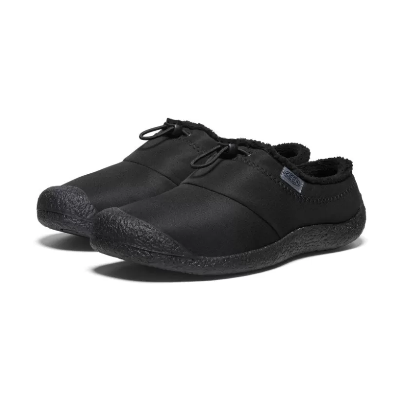 Best KEEN Howser III Slide Pour Femme   |  Black Smooth Nylon BlackSmoothNylon