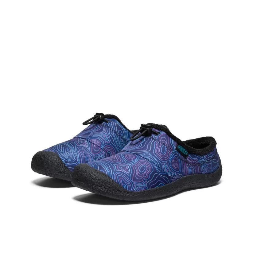 New KEEN Howser III Slide Pour Femme   |  Black/Blue Atoll Black/BlueAtoll