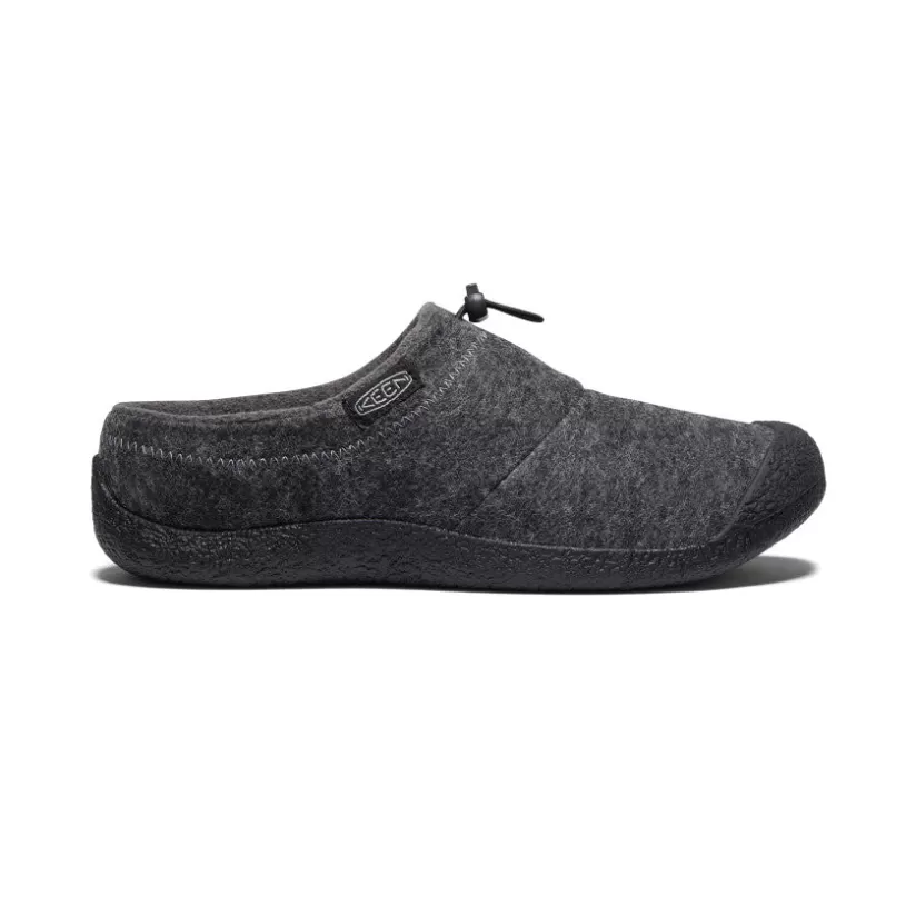 Discount KEEN Howser III Slide Pour Homme   |  Charcoal Grey Felt/Black CharcoalGreyFelt/Black