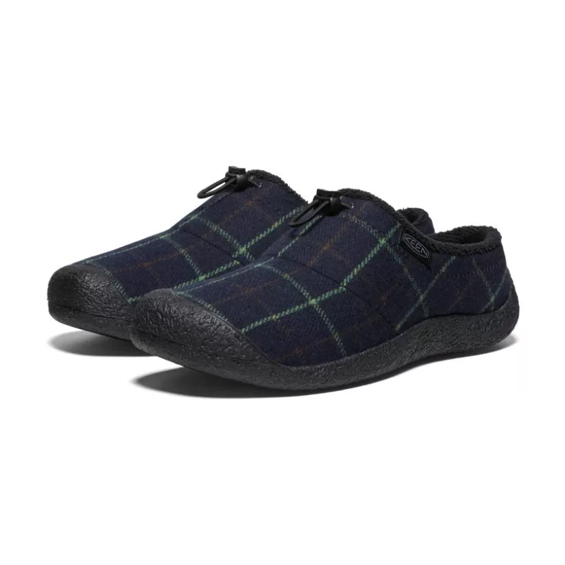 Outlet KEEN Howser III Slide Pour Homme   |  Navy Plaid NavyPlaid