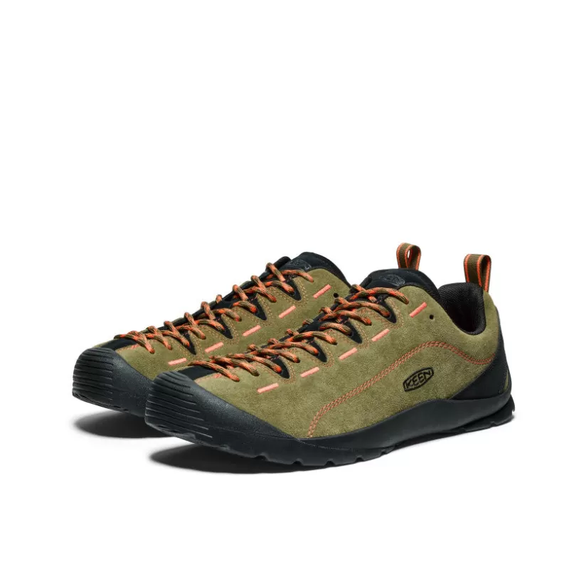 Outlet KEEN Jasper Pour Homme   |  Dark Olive/Scarlet Ibis DarkOlive/ScarletIbis