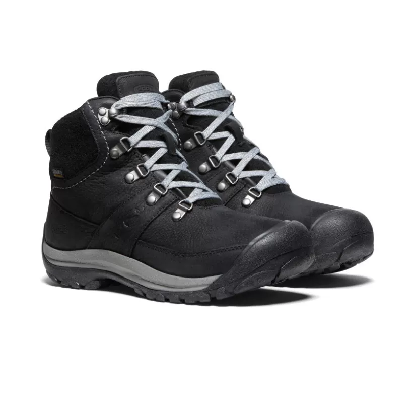 Online KEEN Kaci III Winter Waterproof Boot Pour Femme   |  Black/Steel Grey Black/SteelGrey