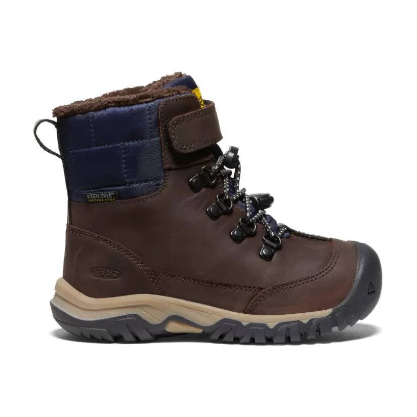 Outlet KEEN Kanibou Waterproof Winter Boot Pour Enfants   |  Java/Naval Academy Java/NavalAcademy
