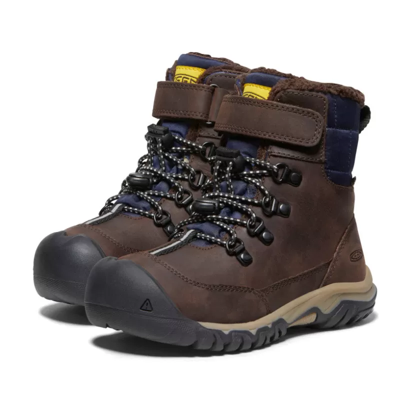 Outlet KEEN Kanibou Waterproof Winter Boot Pour Enfants   |  Java/Naval Academy Java/NavalAcademy