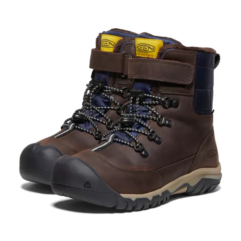 Discount KEEN Kanibour Waterproof Winter Boot Pour Jeunes   |  Java/Naval Academy Java/NavalAcademy