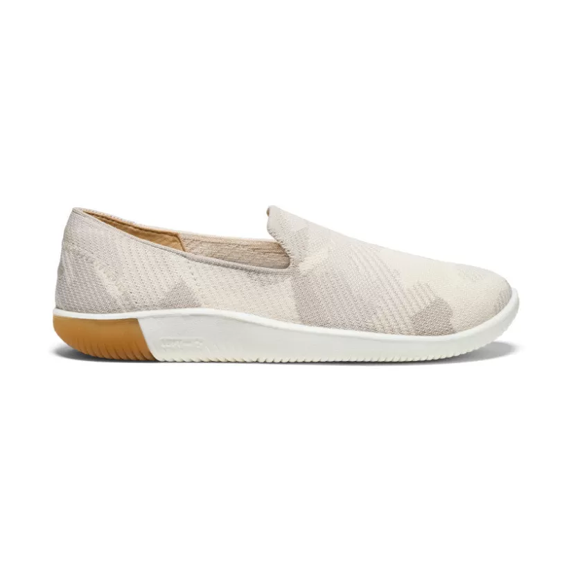 Fashion KEEN KNX Knit Slip-On Pour Femme   |  Silver Lining/Birch SilverLining/Birch