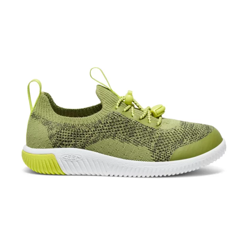 Shop KEEN KNX Knit Sneaker Pour Enfants   |  Iguana/Evening Primrose Iguana/EveningPrimrose
