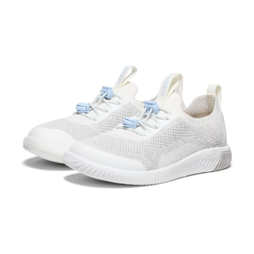 Online KEEN KNX Knit Sneaker Pour Enfants   |  Star White/Skyway StarWhite/Skyway