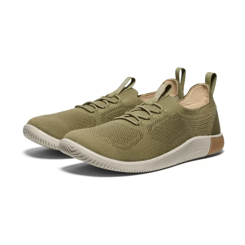 Clearance KEEN KNX Knit Sneaker Pour Homme   |  Martini Olive/Plaza Taupe MartiniOlive/PlazaTaupe