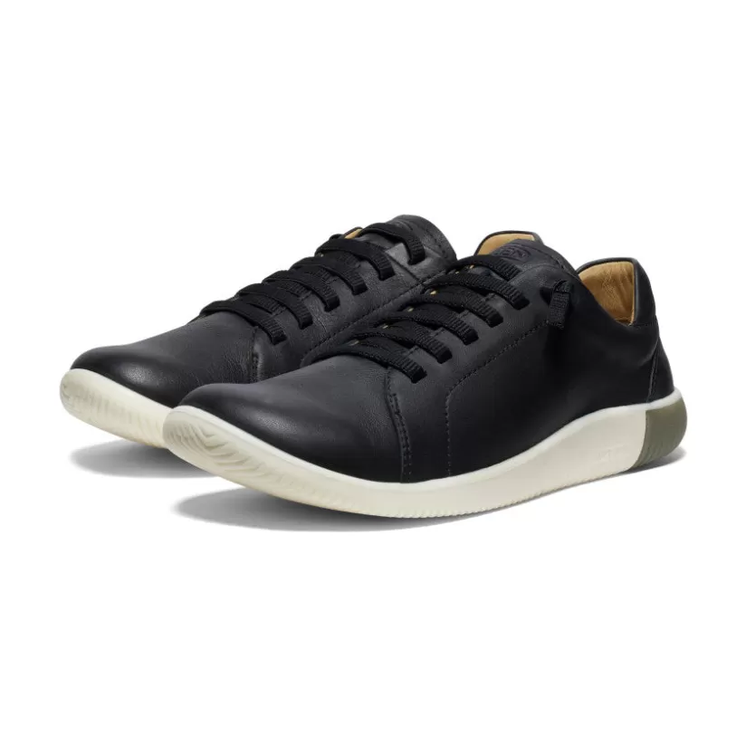 Flash Sale KEEN KNX Leather Sneaker Pour Homme   |  Black/Star White Black/StarWhite