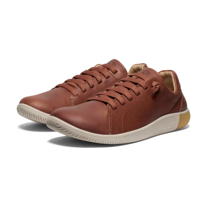Flash Sale KEEN KNX Leather Sneaker Pour Homme   |  Tortoise Shell/Plaza Taupe TortoiseShell/PlazaTaupe