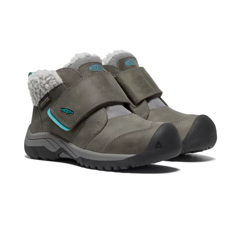 Best KEEN Kootenay IV Waterproof Boot Pour Enfants   |  Steel Grey/Porcelain SteelGrey/Porcelain
