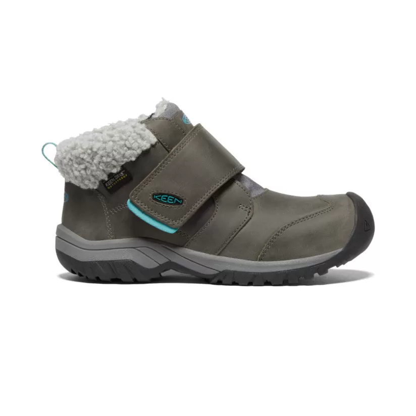 Best KEEN Kootenay IV Waterproof Boot Pour Jeunes   |  Steel Grey/Porcelain SteelGrey/Porcelain