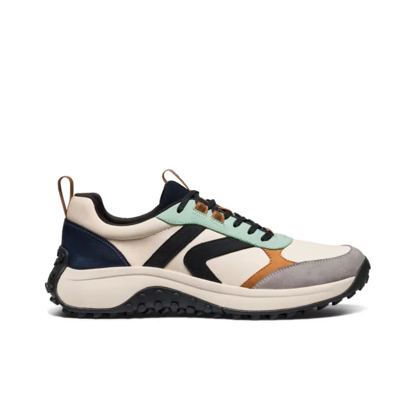 Outlet KEEN KS86 Leather Sneaker Pour Homme   |  Granite Green/Curry GraniteGreen/Curry