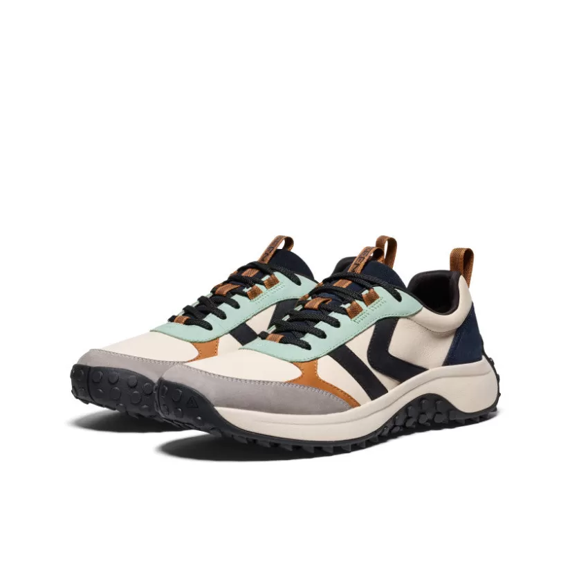 Outlet KEEN KS86 Leather Sneaker Pour Homme   |  Granite Green/Curry GraniteGreen/Curry