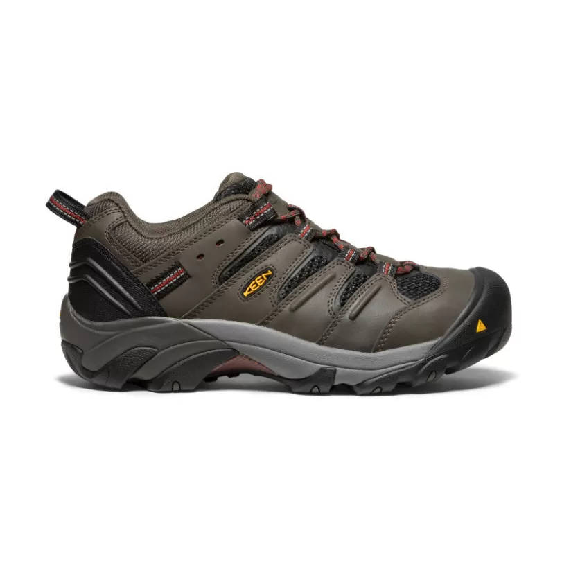 Discount KEEN Men's CSA Lansing (Steel Toe)   |  Black Olive/Burnt Henna BlackOlive/BurntHenna