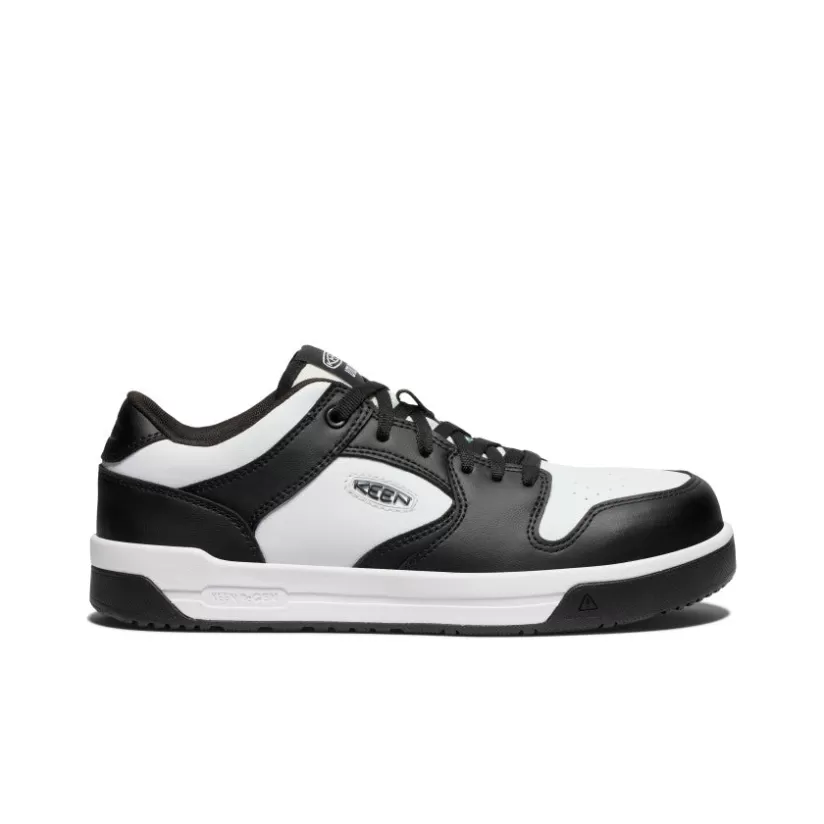 Online KEEN Men's CSA Overton Work Shoe (Carbon-Fiber Toe)   |  Star White/Black StarWhite/Black